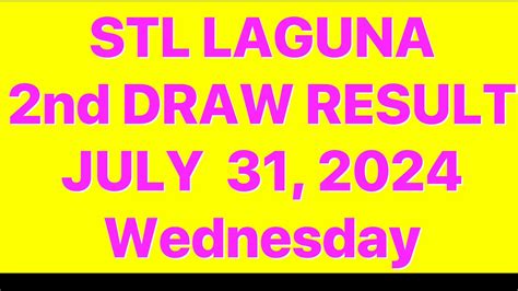 STL LAGUNA RESULT TODAY 2ND DRAW JULY 5, 2024 4PM.